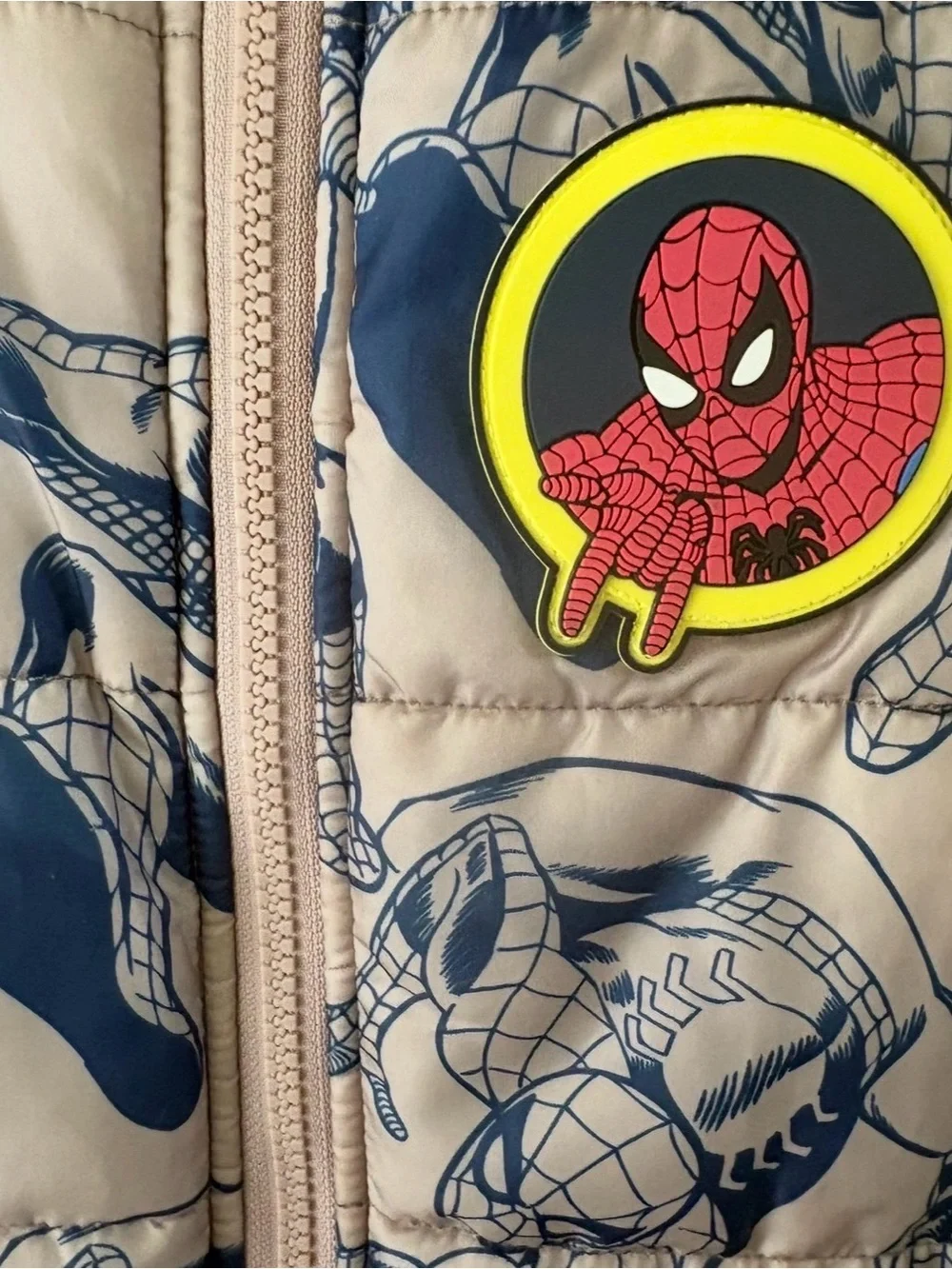 H&M Spiderman MARVEL Puffer Vest, 5T